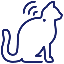 Cat microchipping icon